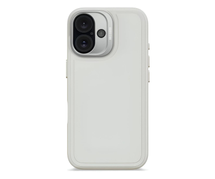 Etui / obudowa na smartfona Decoded AntiMicrobial SiliconeStacks iPhone 16 stone gray